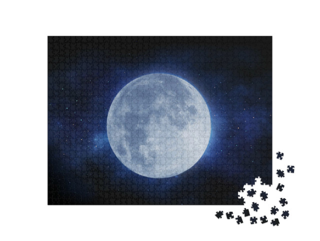 Puzzle 1000 pezzi „La luna e lo spazio esterno“