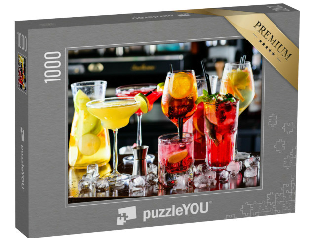 Puzzle 1000 pezzi „Selezione di cocktail classici“