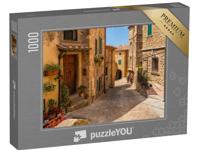 Puzzle 1000 pezzi „Il pittoresco villaggio di Casale Marittimo, in provincia di Pisa, Toscana, Italia“