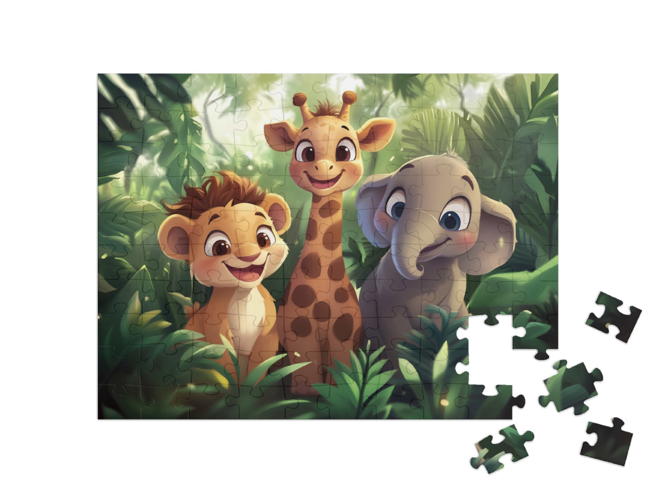 Puzzle 100 pezzi „Piccoli amici e grandi sognatori“