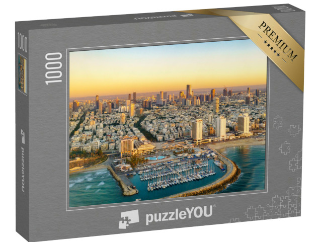 Puzzle 1000 pezzi „Tramonto su Tel Aviv, Israele“