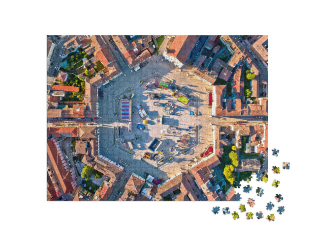 Puzzle 1000 pezzi „Città di Palmanova, Patrimonio dell'Umanità dell'UNESCO nella regione Friuli Venezia Giulia, Italia“