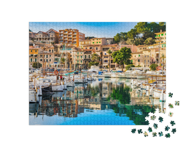 Puzzle 1000 pezzi „Port de Soller, isola di Maiorca“