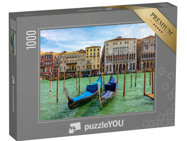Puzzle 1000 pezzi „Gondole sul Canal Grande a Venezia, Italia“