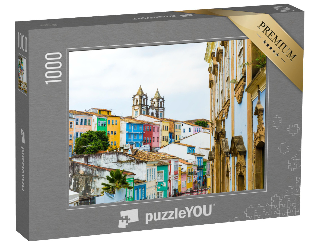 Puzzle 1000 pezzi „Centro storico di Salvador, Bahia, Brasile“