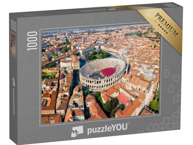 Puzzle 1000 pezzi „Anfiteatro romano in Piazza Bra a Verona, Italia“