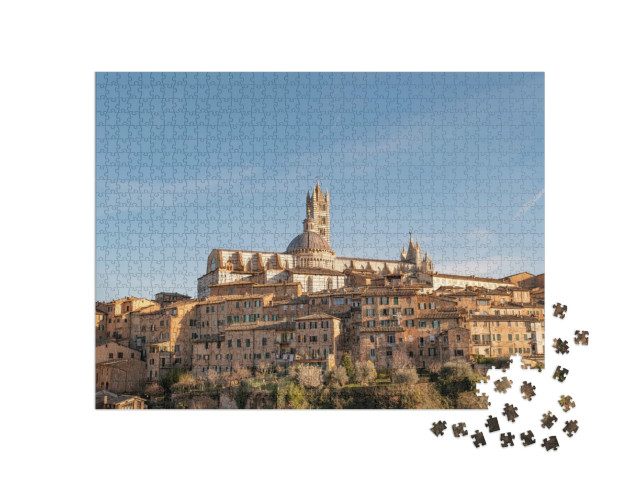 Puzzle 1000 pezzi „Cattedrale di Siena (Duomo di Siena), Toscana, Italia“