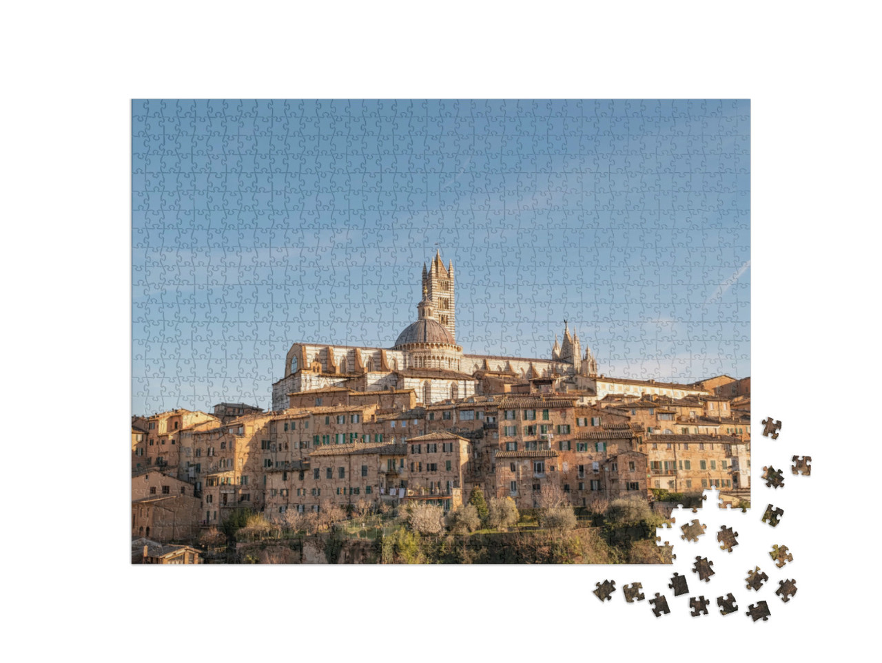 Puzzle 1000 pezzi „Cattedrale di Siena (Duomo di Siena), Toscana, Italia“