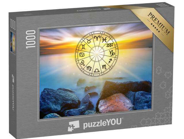 Puzzle 1000 pezzi „Segni zodiacali nel cerchio dell'oroscopo“