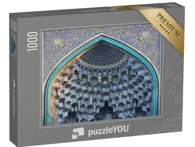 Puzzle 1000 pezzi „La facciata della Moschea dello Shah a Isfahan, Iran“