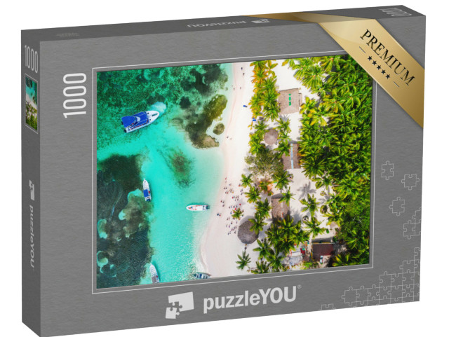Puzzle 1000 pezzi „Paradiso tropicale, Isola di Saona, Repubblica Dominicana“