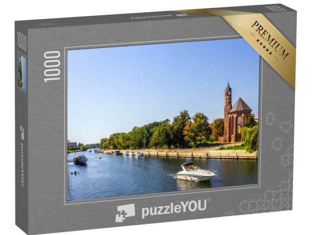 Puzzle 1000 pezzi „Città storica di Brandenburg an der Havel, Germania“