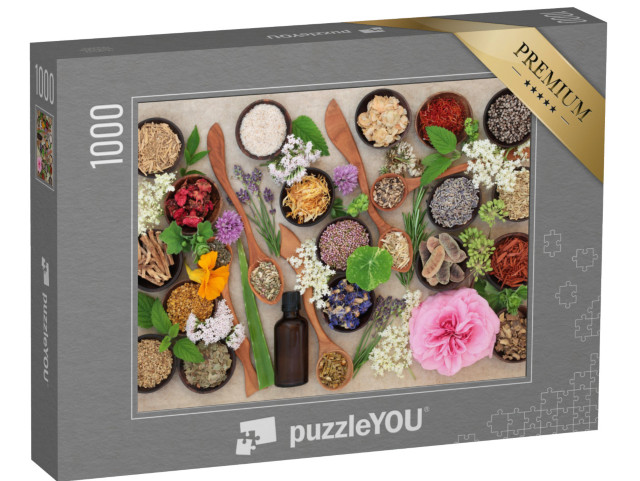 Puzzle 1000 pezzi „Assortimento di fiori ed erbe secche“