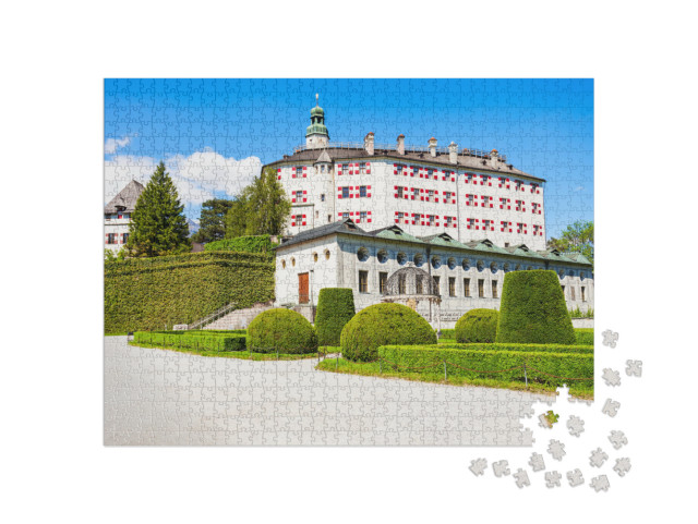 Puzzle 1000 pezzi „Castello di Ambras Innsbruck, Tirolo, Austria“