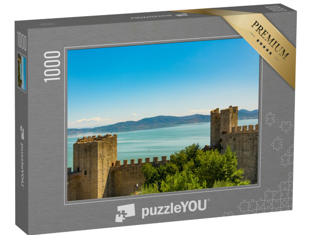Puzzle 1000 pezzi „Castiglione di Lago è un comune italiano della provincia di Perugia, in Umbria“