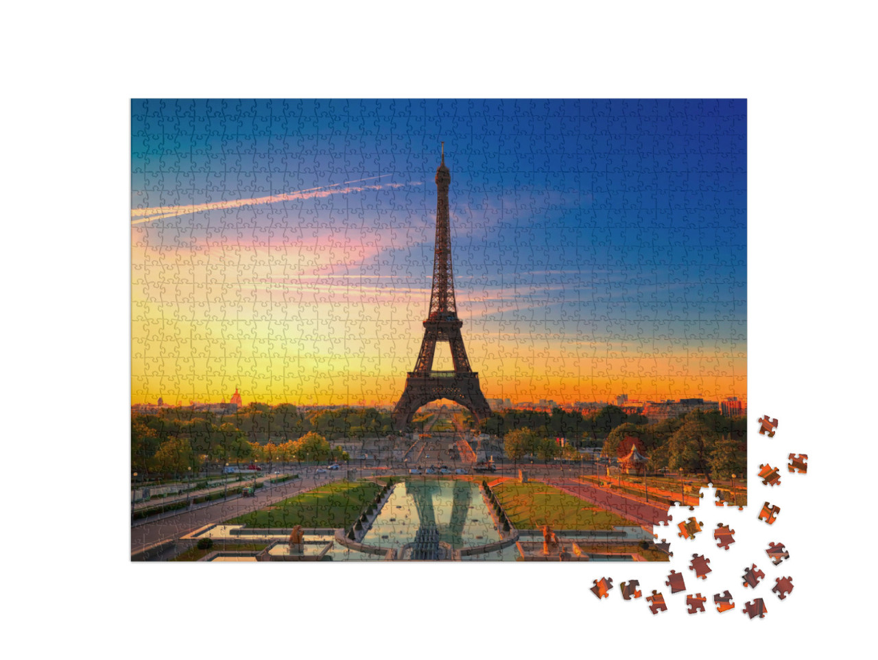 Puzzle 1000 pezzi „Alba a Parigi“