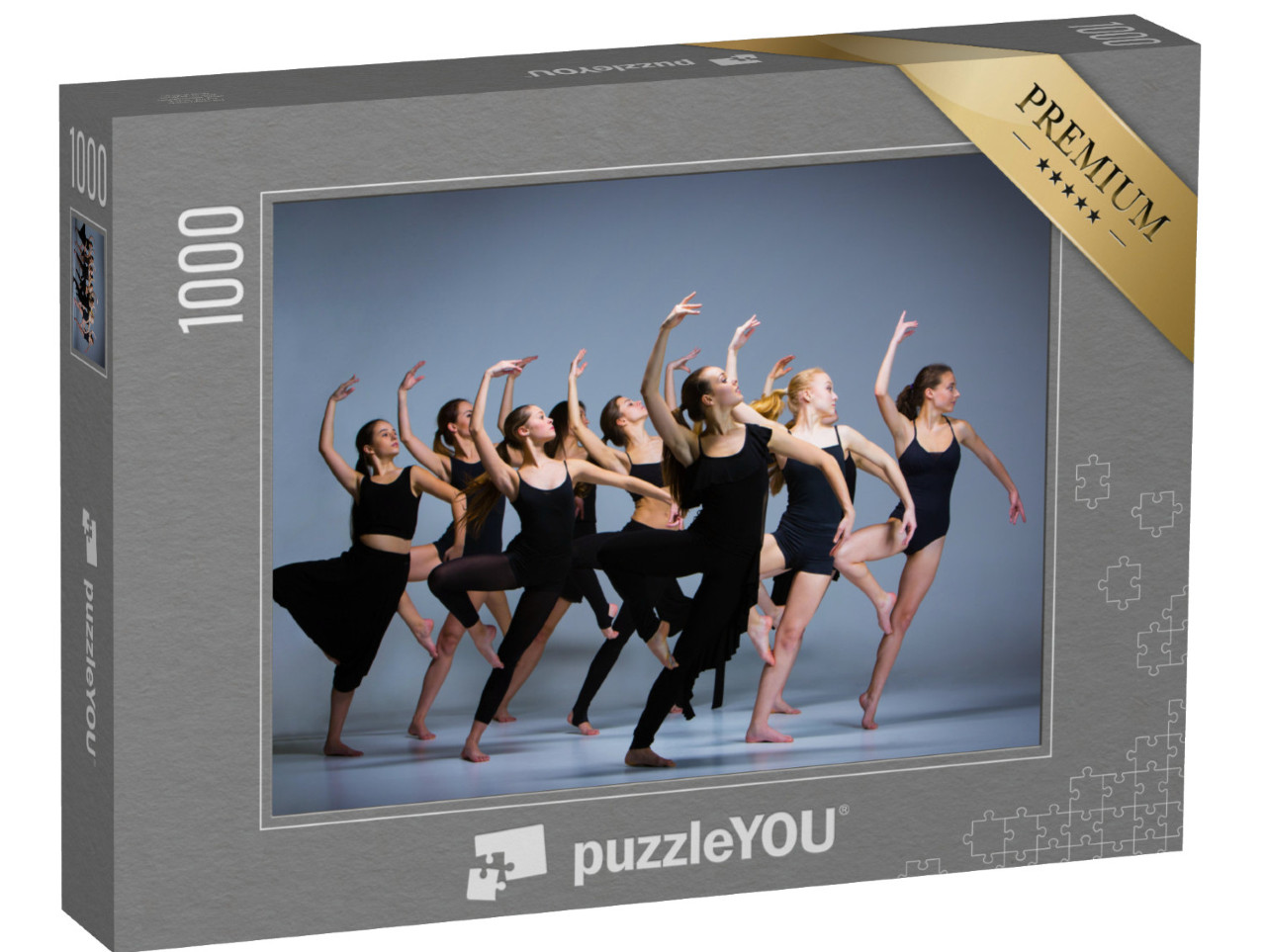 Puzzle 1000 pezzi „Ballerini di danza classica in postura“