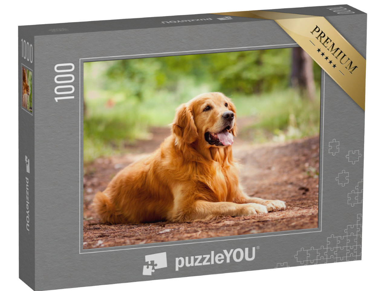 Puzzle 1000 pezzi „Ritratto di un Golden Retriever“