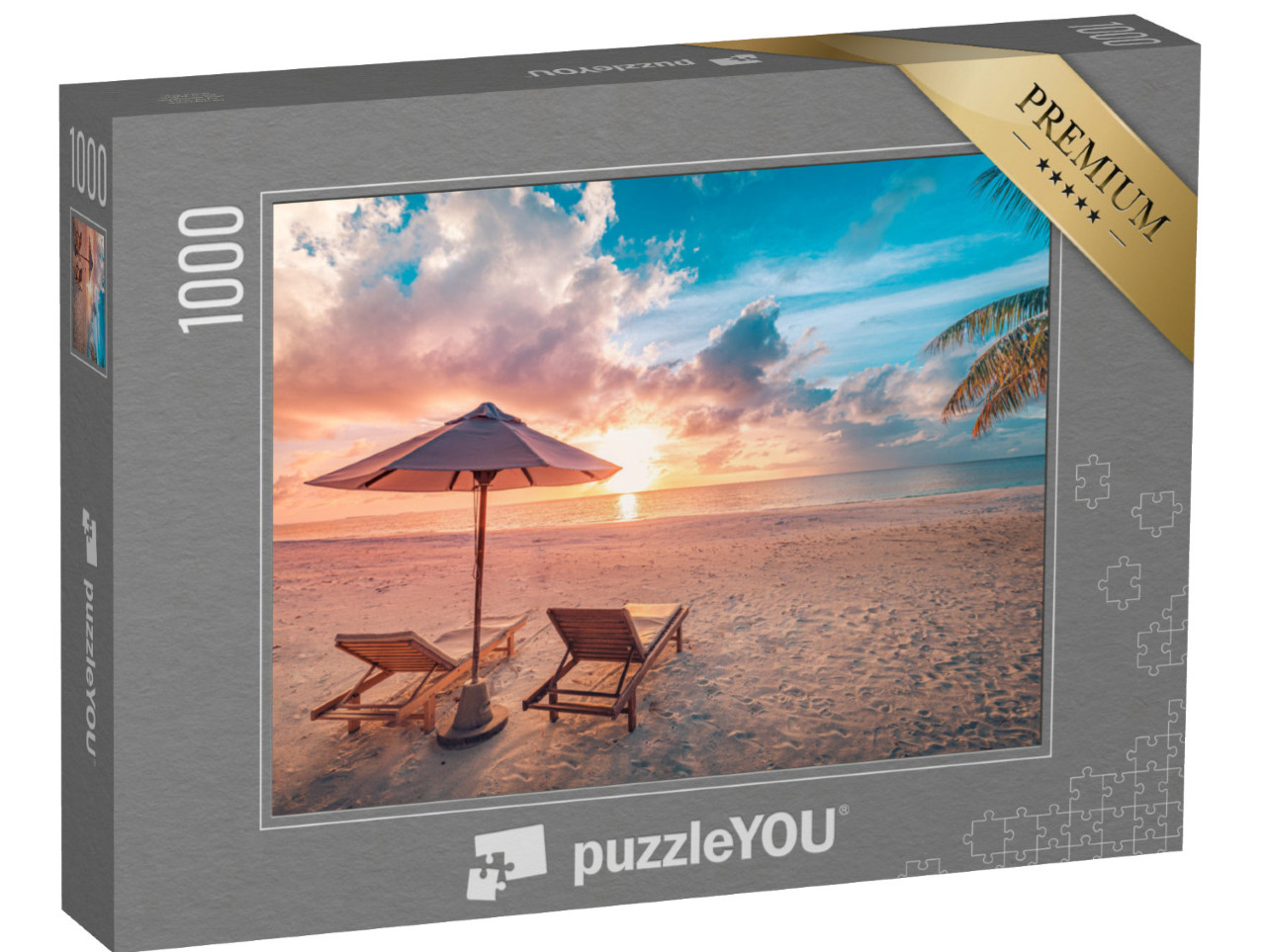 Puzzle 1000 pezzi „Tramonto in paradiso“