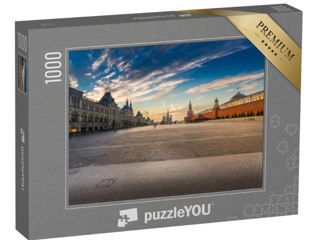 Puzzle 1000 pezzi „Piazza Rossa con vista sulla Cattedrale di San Basilio, Mosca“