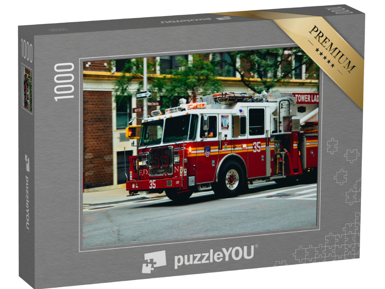 Puzzle 1000 pezzi „Autopompa a New York“