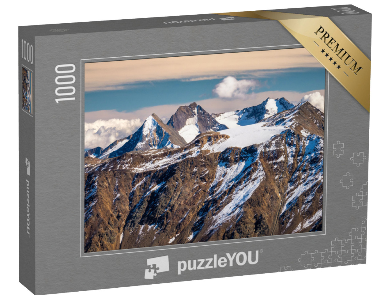 Puzzle 1000 pezzi „Strada del ghiacciaio della Ötztal“
