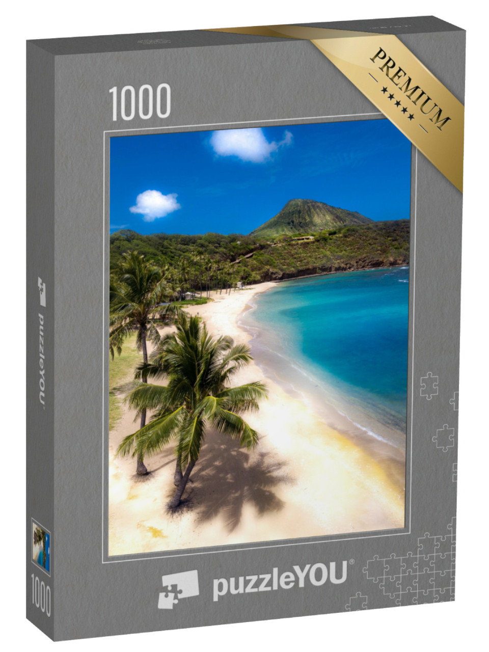 Puzzle 1000 pezzi „La spiaggia paradisiaca di Hanauma Bay“
