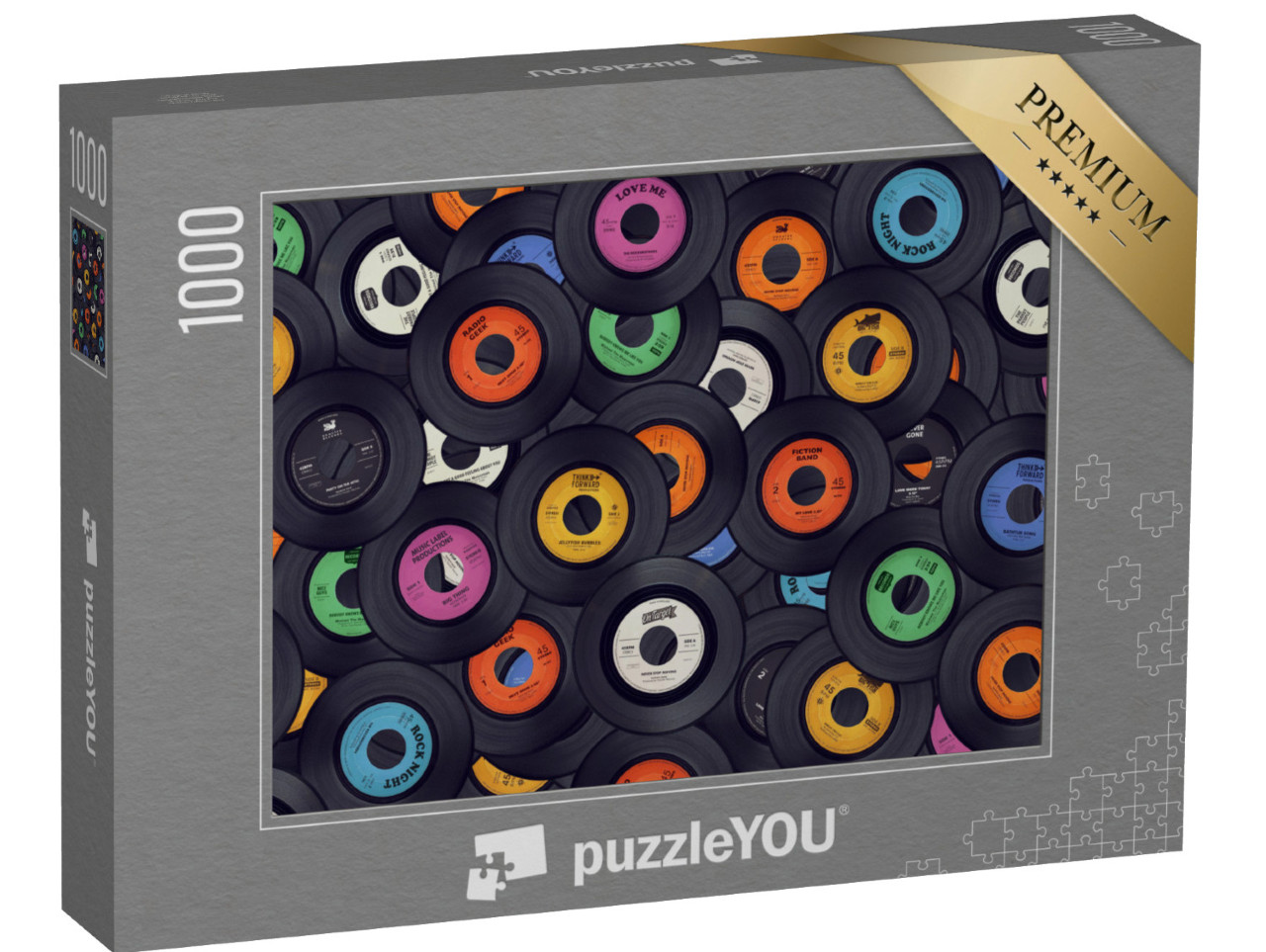 Puzzle 1000 pezzi „Dischi in vinile“