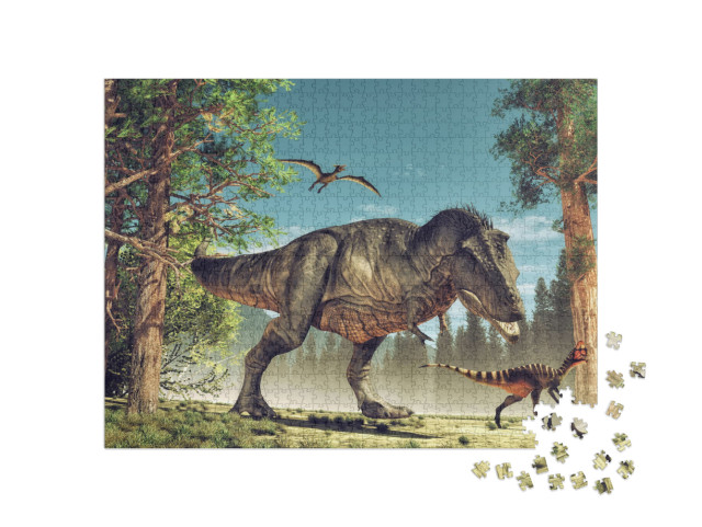 Puzzle 1000 pezzi „Dinosauri“