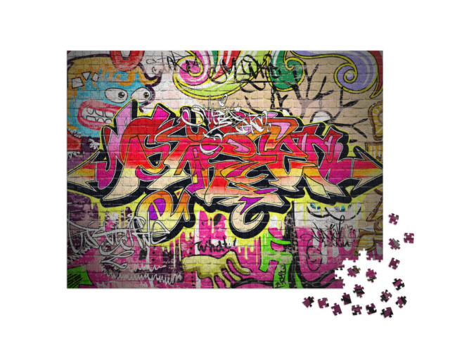 Puzzle 1000 pezzi „I graffiti come arte urbana“