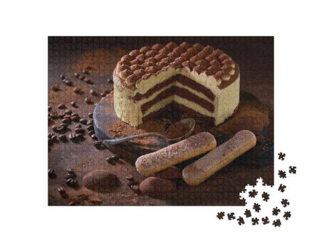 Puzzle 1000 pezzi „Torta al tiramisù“
