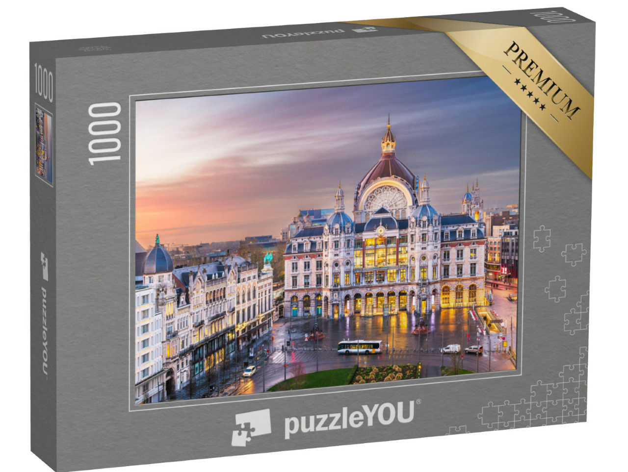 Puzzle 1000 pezzi „Stazione centrale di Anversa, Belgio“