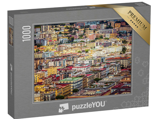 Puzzle 1000 pezzi „Una veduta del centro di Napoli, Italia“