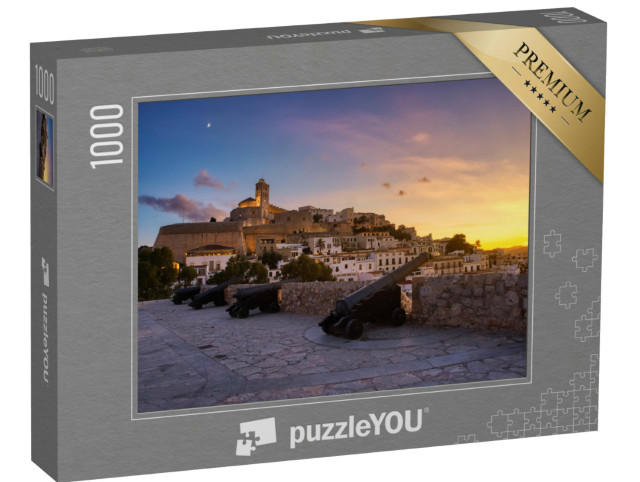 Puzzle 1000 pezzi „Dalt Vila a Ibiza, Isole Baleari, Spagna“