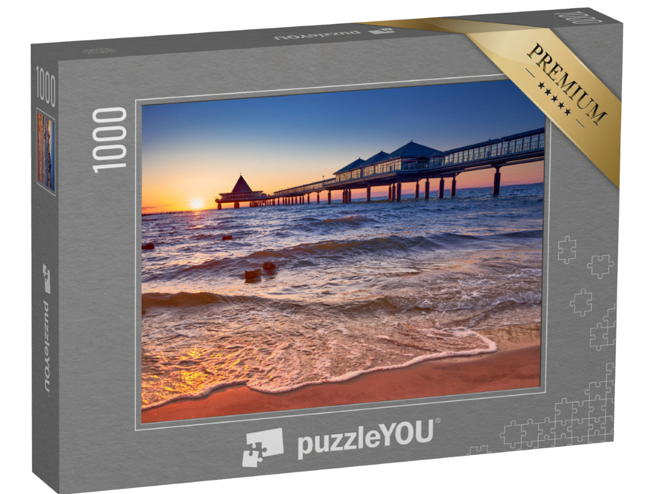 Puzzle 1000 pezzi „Il molo di Heringsdorf sull'isola di Usedom“