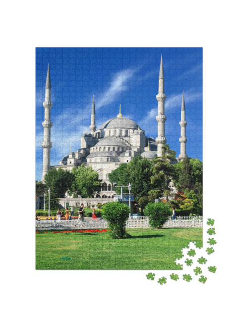 Puzzle 1000 pezzi „La Moschea Blu di Istanbul, Turchia“