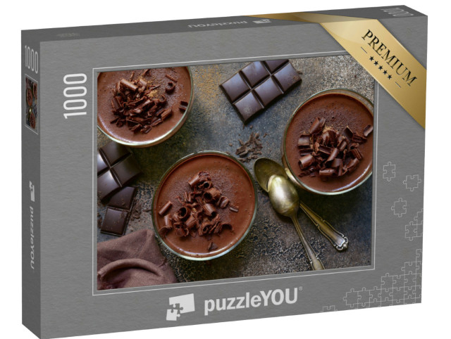 Puzzle 1000 pezzi „Mousse al cioccolato fatta in casa“