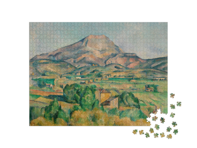 Puzzle 1000 pezzi „Paul Cézanne - La montagna Sainte-Victoire“