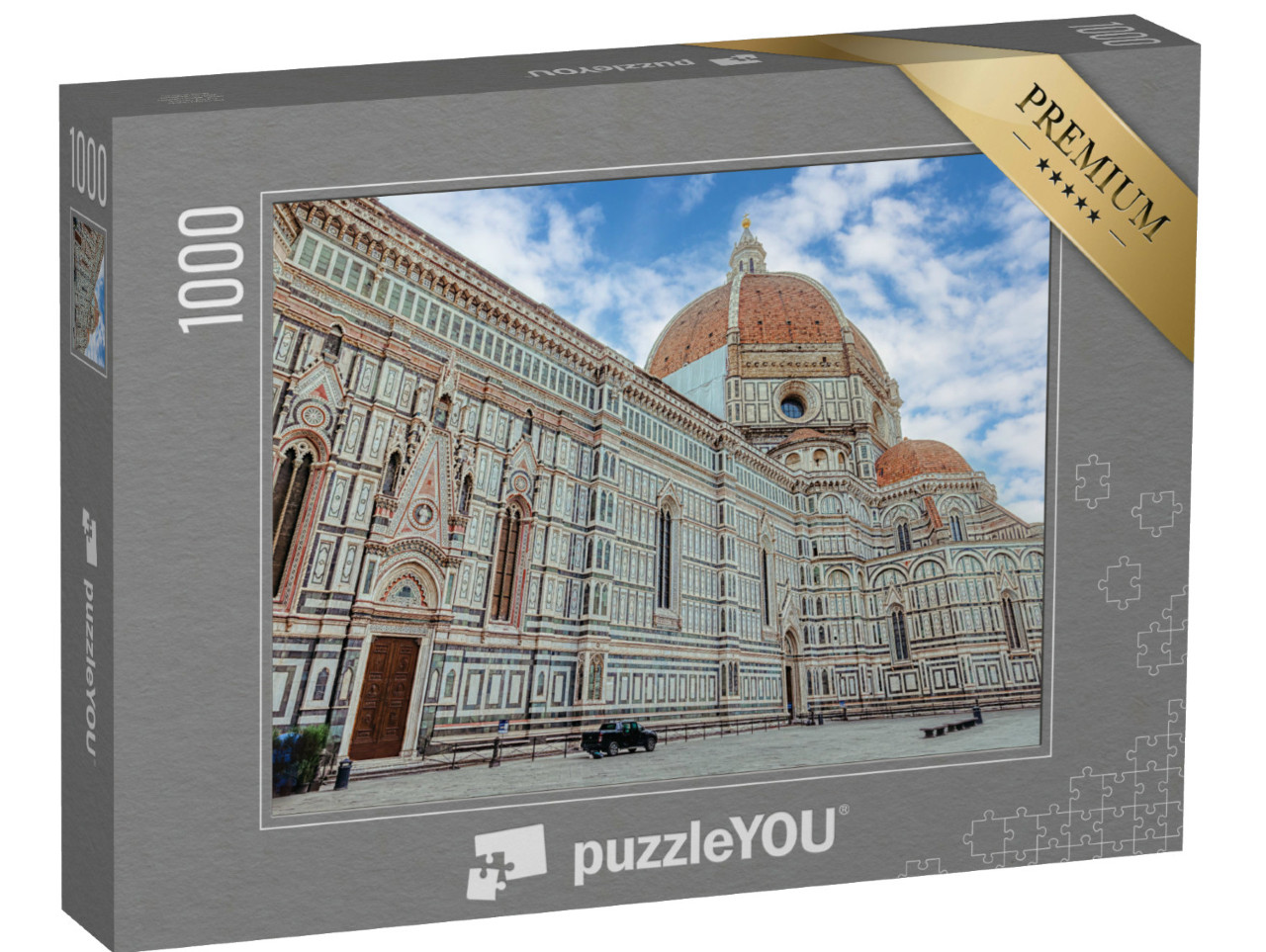 Puzzle 1000 pezzi „La cattedrale di Firenze è l'edificio più famoso, Cattedrale di Santa Maria del Fiore, Toscana“