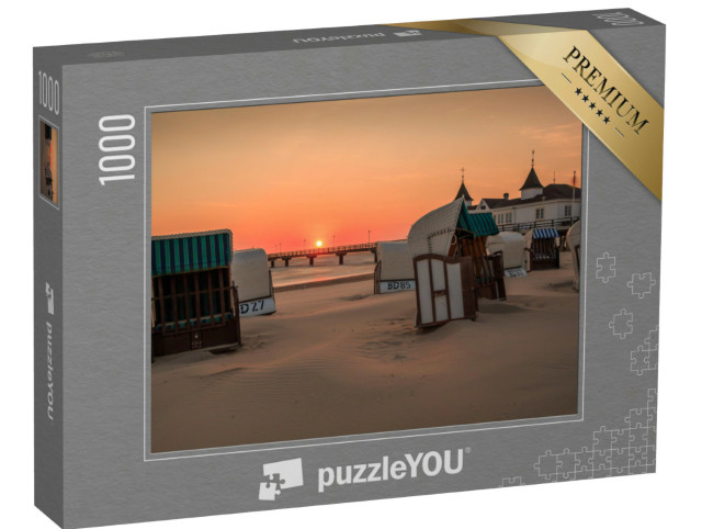 Puzzle 1000 pezzi „Molo Ahlbeck, Mar Baltico, Isola di Usedom“