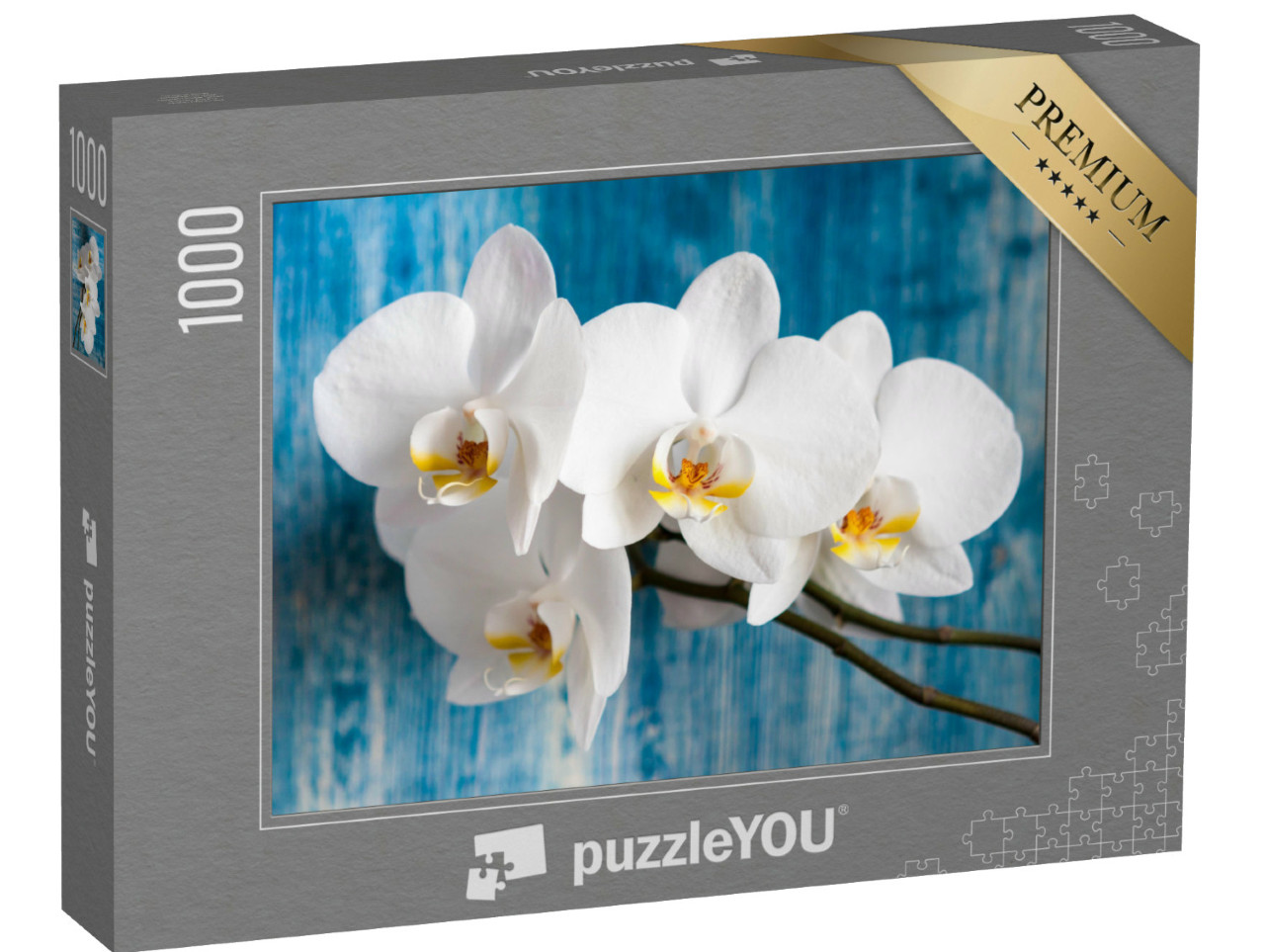 Puzzle 1000 pezzi „Orchidea bianca“