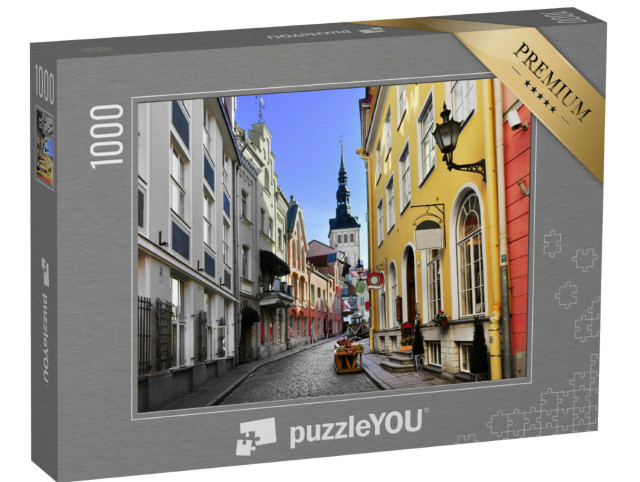 Puzzle 1000 pezzi „Il pittoresco centro storico di Tallinn, Estonia“