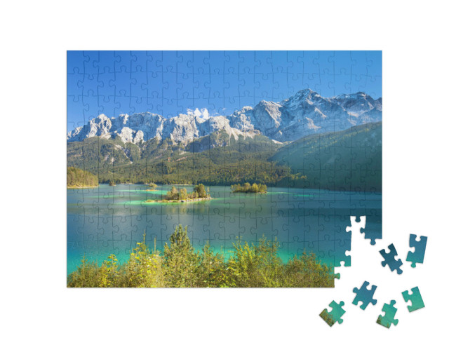 Puzzle 200 pezzi „Eibsee e Zugspitze“