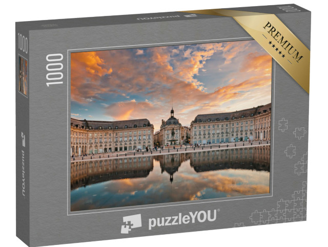 Puzzle 1000 pezzi „Piazza della Borsa a Bordeaux, Francia“