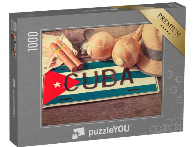 Puzzle 1000 pezzi „Impressioni di Cuba“