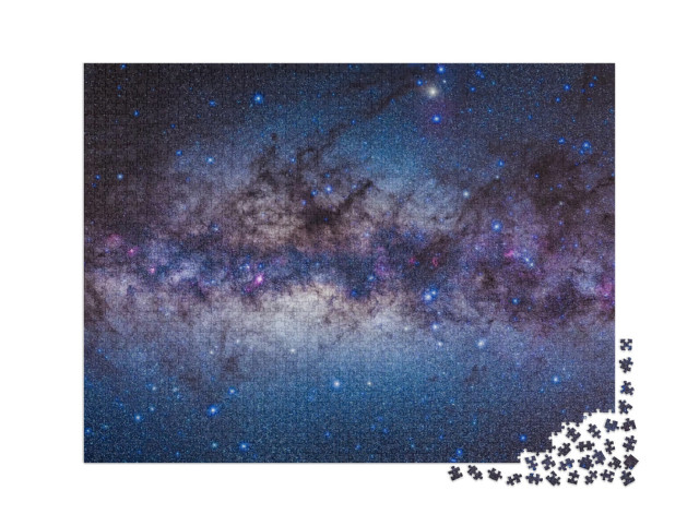 Puzzle 2000 pezzi „La Via Lattea nel cielo notturno“