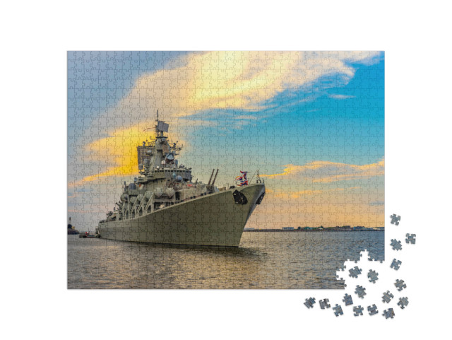 Puzzle 1000 pezzi „Nave militare“