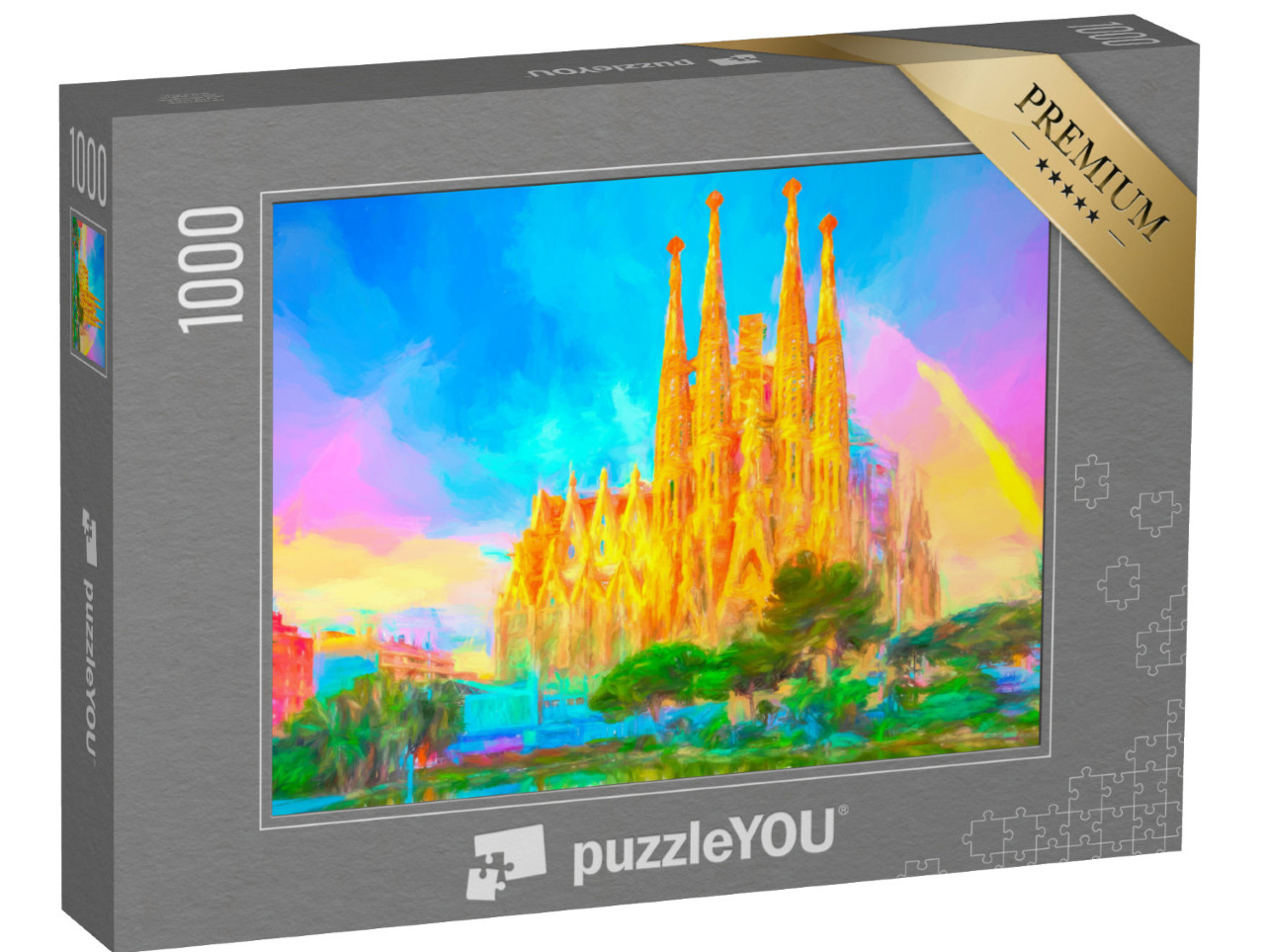 Puzzle 1000 pezzi „La Sagrada Familia di Antoni Gaudí“
