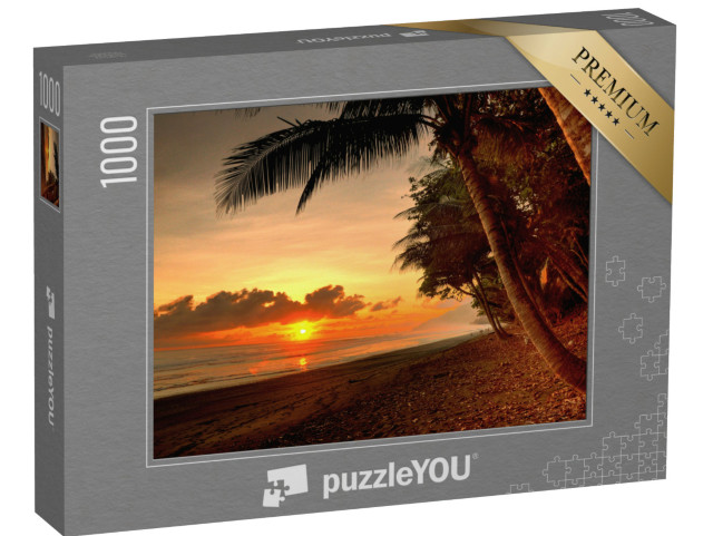 Puzzle 1000 pezzi „Tramonto nel Parco Nazionale del Corcovado, Costa Rica“