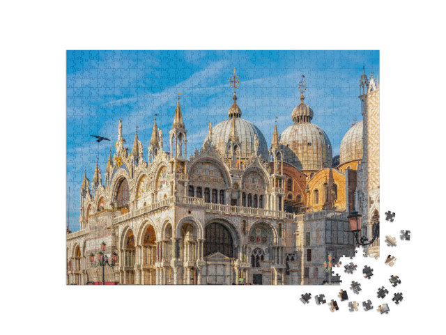Puzzle 1000 pezzi „Basilica di San Marco a Venezia in Italia“